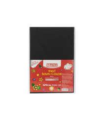 Fetru autoadeziv, 20x30cm, 180g/m2, negru, 5 foi, MAXI